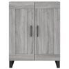 vidaXL Skř&iacute;ň highboard &scaron;ed&aacute; sonoma 69,5 x 34 x 180 cm kompozitn&iacute; dřevo