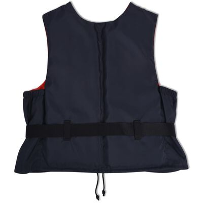 vidaXL Záchranná vesta 50 N 90+ kg námořnická modrá