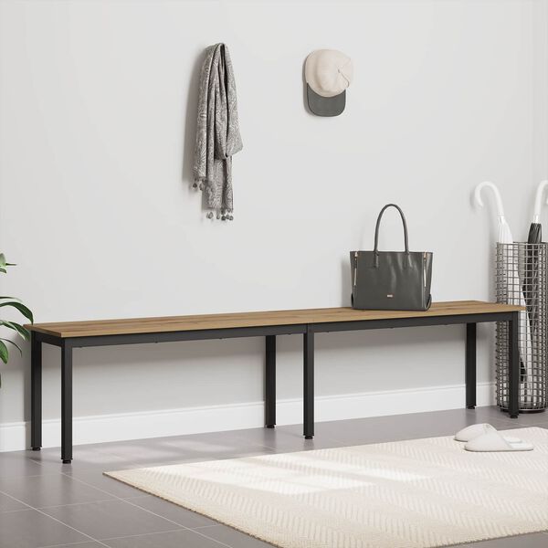 vidaXL lavice Uměleck&yacute; dub 200 x 35 x 45 cm kompozitn&iacute; dřevo