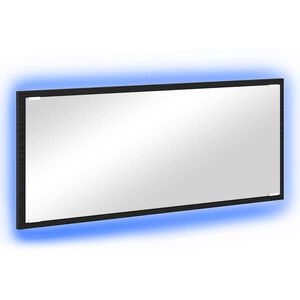 vidaXL Zrcadlo N&aacute;stěnn&yacute; Čern&yacute; dub 90 x 8,5 x 37 cm kompozitn&iacute; dřevo