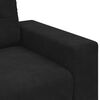 vidaXL Loveseat Sofa Čern&yacute; 180x77x82 cm samet
