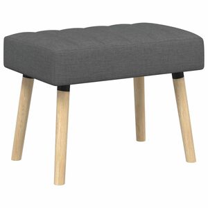 vidaXL Lavice s kan&aacute;lov&yacute;m pro&scaron;&iacute;v&aacute;n&iacute;m Tmavě &scaron;ed&aacute; 60 x 40 x 45 cm Textil