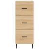 vidaXL Skř&iacute;ň highboard dub sonoma 34,5 x 34 x 180 cm kompozitn&iacute; dřevo