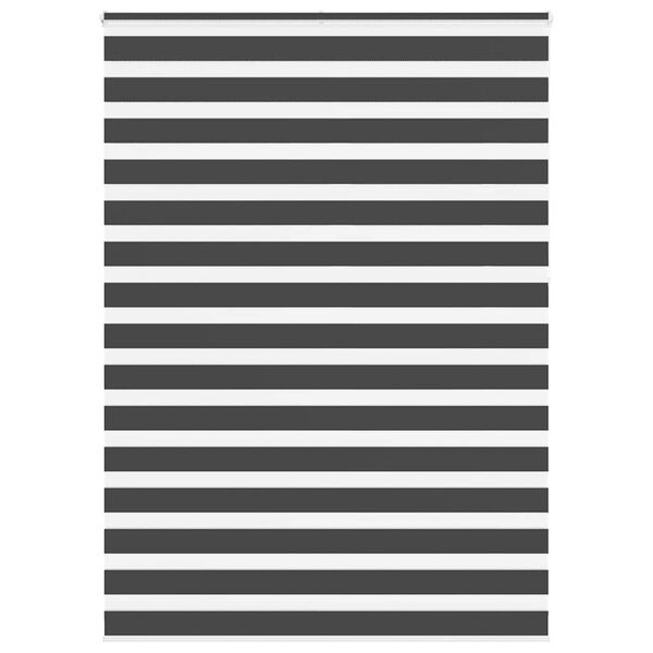 vidaXL Zebra roleta čern&aacute; 155x230 cm &scaron;&iacute;řka l&aacute;tky 150,9 cm polyester