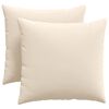 vidaXL Pohovkov&eacute; pol&scaron;t&aacute;ře 2 ks textil B&eacute;žov&aacute; 45 x 45 cm