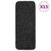 vidaXL Protiskluzov&eacute; n&aacute;&scaron;lapy na schody 15ks 60x25cm uhlov&eacute; obd&eacute;ln&iacute;kov&eacute;