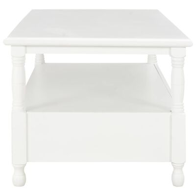 vidaXL Konferenční stolek bílý 100 x 55 x 45 cm dřevo