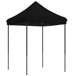 vidaXL Skl&aacute;dac&iacute; party stan pop-up čern&yacute; 200 x 200 x 306 cm