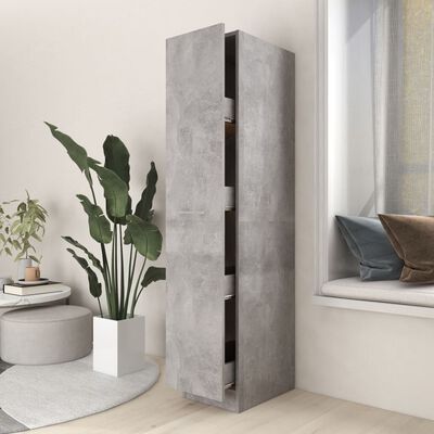 vidaXL Úložná skříňka betonově šedá 30 x 42,5 x 150 cm dřevotříska