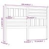 vidaXL Čelo postele 156 x 4 x 100 cm masivn&iacute; borovice