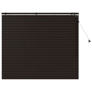 vidaXL Venet &scaron;koln&iacute; žaluzie Tmavě hněd&aacute; 155 x 130 cm 35 mm