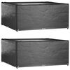 vidaXL Plachty na zahradn&iacute; n&aacute;bytek 2 ks 16 oček 205x205x90 cm čtverec