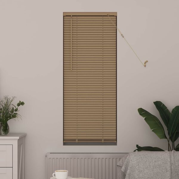 vidaXL Venet &scaron;koln&iacute; žaluzie Světle hněd&aacute; s vzorem 150 x 60 cm PVC