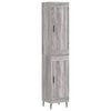 vidaXL Skř&iacute;ň highboard &scaron;ed&aacute; sonoma 34,5 x 34 x 180 cm kompozitn&iacute; dřevo