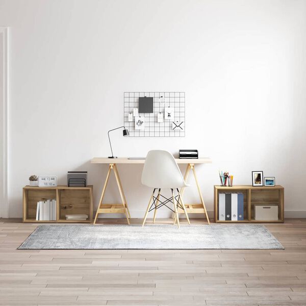 vidaXL Sestava TV skř&iacute;něk 2 pcs Artisanov&yacute; dub 72 x 35 x 36,5 cm