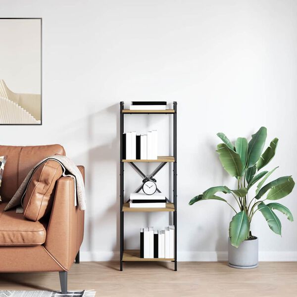 vidaXL Knihovna Artisanov&yacute; dub 40 x 30 x 119 cm kompozitn&iacute; dřevo