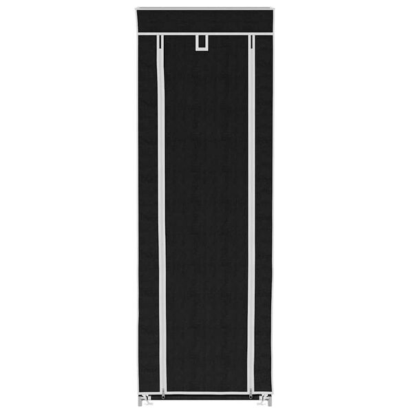 L&aacute;tkov&yacute; botn&iacute;k s dv&iacute;řky - 57 x 29 x 162 cm - čern&yacute;