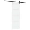 vidaXL Posuvn&eacute; dveře ORKDAL 83 x 232 cm Masivn&iacute; borovicov&eacute; dřevo B&iacute;l&aacute;