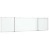 vidaXL Magnetick&aacute; tabule rozkl&aacute;dac&iacute; 200 x 50 x 1,7 cm hlin&iacute;k