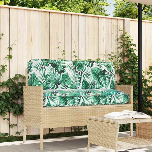 vidaXL Sada pol&scaron;t&aacute;řů List 3 pcs Vzor listů Oxford l&aacute;tka