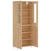 vidaXL Skř&iacute;ň highboard dub sonoma 69,5 x 34 x 180 cm kompozitn&iacute; dřevo