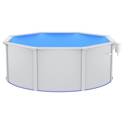 vidaXL Bazén s pískovým filtračním čerpadlem a žebříkem 360 x 120 cm