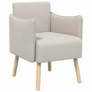 vidaXL Designov&eacute; křeslo Ovesn&aacute; Zrnit&yacute; samet