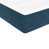 vidaXL Box spring postel s matrac&iacute; tmavě modr&aacute; 140x190 cm samet