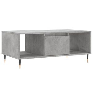vidaXL Konferenčn&iacute; stolek betonově &scaron;ed&yacute; 90x50x36,5 cm kompozitn&iacute; dřevo