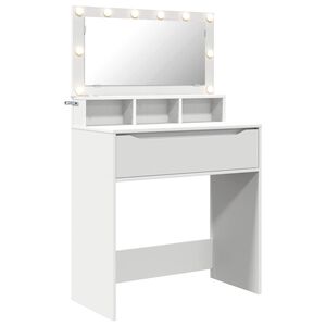 vidaXL Toaletn&iacute; stolky do ložnice B&iacute;l&aacute; 80 x 39,6 x 135 cm