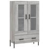 vidaXL Skř&iacute;ň highboard &scaron;ed&aacute; sonoma 69,5 x 31 x 115 cm kompozitn&iacute; dřevo
