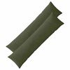 vidaXL Povlak na pol&scaron;t&aacute;ř 2 ks ALMELO Zelen&aacute; 40 x 145 cm man&scaron;estr