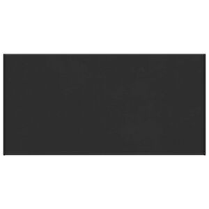 vidaXL Parapet okna Čern&yacute; s dřevěnou strukturou 80 x 45 x 4,5 cm PVC