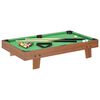 vidaXL Mini kulečn&iacute;kov&yacute; stůl 92 x 52 x 19 cm hněd&yacute; a zelen&yacute;