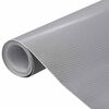 vidaXL F&oacute;lie na auto 2 ks 4D stř&iacute;brn&eacute; 100 x 150 cm + 50 x 150 cm