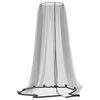 vidaXL Moskyti&eacute;ra na slunečn&iacute;k 220 s&iacute;ťovina čern&aacute; &Phi; 330 x 250 cm
