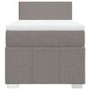 vidaXL Box spring postel s matrac&iacute; taupe 80x200 cm textil