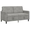 vidaXL Sofa s &uacute;ložn&yacute;m prostorem Světle &scaron;ed&aacute; 152 x 78 x 87 cm Polyester