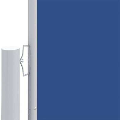 vidaXL Zatahovací boční markýza modrá 220 x 1 200 cm