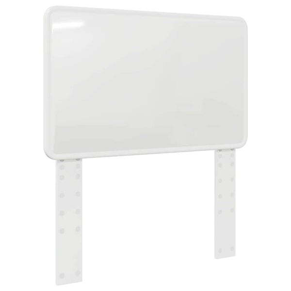 vidaXL Čelo postele s čelo Lesklá Bílá 75 cm Kompozitní dřevo