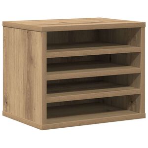 vidaXL Organiz&eacute;r na stůl Artisanov&yacute; dub 36 x 26 x 29,5 cm
