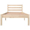 vidaXL R&aacute;m postele masivn&iacute; borovice 75 x 190 cm Small Single