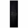 vidaXL Kuchyňsk&yacute; koberec Př&iacute;bor Čern&aacute; 150 x 45 cm samet