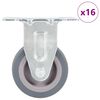 vidaXL 16 ks pevn&aacute; kolečka 50 mm