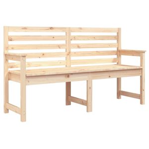 vidaXL Zahradn&iacute; lavice 159,5 x 48 x 91,5 cm masivn&iacute; borov&eacute; dřevo