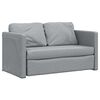 vidaXL Podlahov&aacute; rozkl&aacute;dac&iacute; pohovka 2 v 1 &scaron;ed&aacute; 112x174x55 cm textil