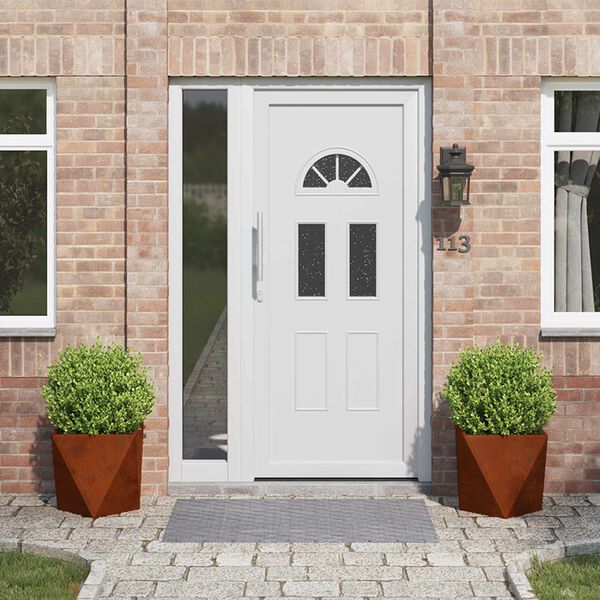 vidaXL Truhl&iacute;k 2 pcs Rezav&aacute; 40 x 40 x 40 cm Povětrnostně odoln&aacute; ocel