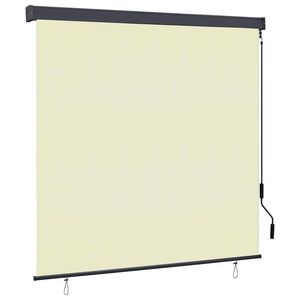vidaXL Roleta Kr&eacute;mov&aacute; 180 x 250 cm Textil a hlin&iacute;k