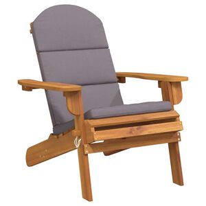 vidaXL Zahradn&iacute; křeslo Adirondack s podu&scaron;kami masivn&iacute; ak&aacute;ciov&eacute; dřevo