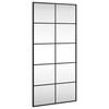 vidaXL N&aacute;stěnn&eacute; zrcadlo čern&eacute; 50 x 100 cm obd&eacute;ln&iacute;k železo